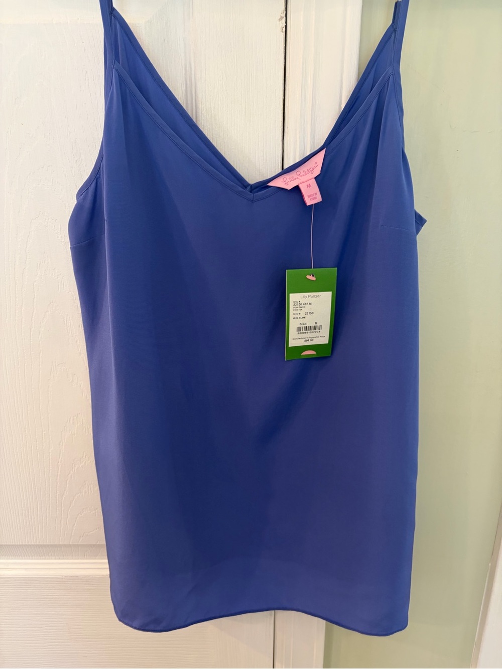 Lilly Pulitzer Cobalt V-Neck Camisole